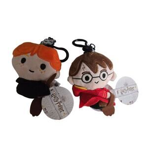 Harry Potter and Ron Weasley Plush Keychains Set